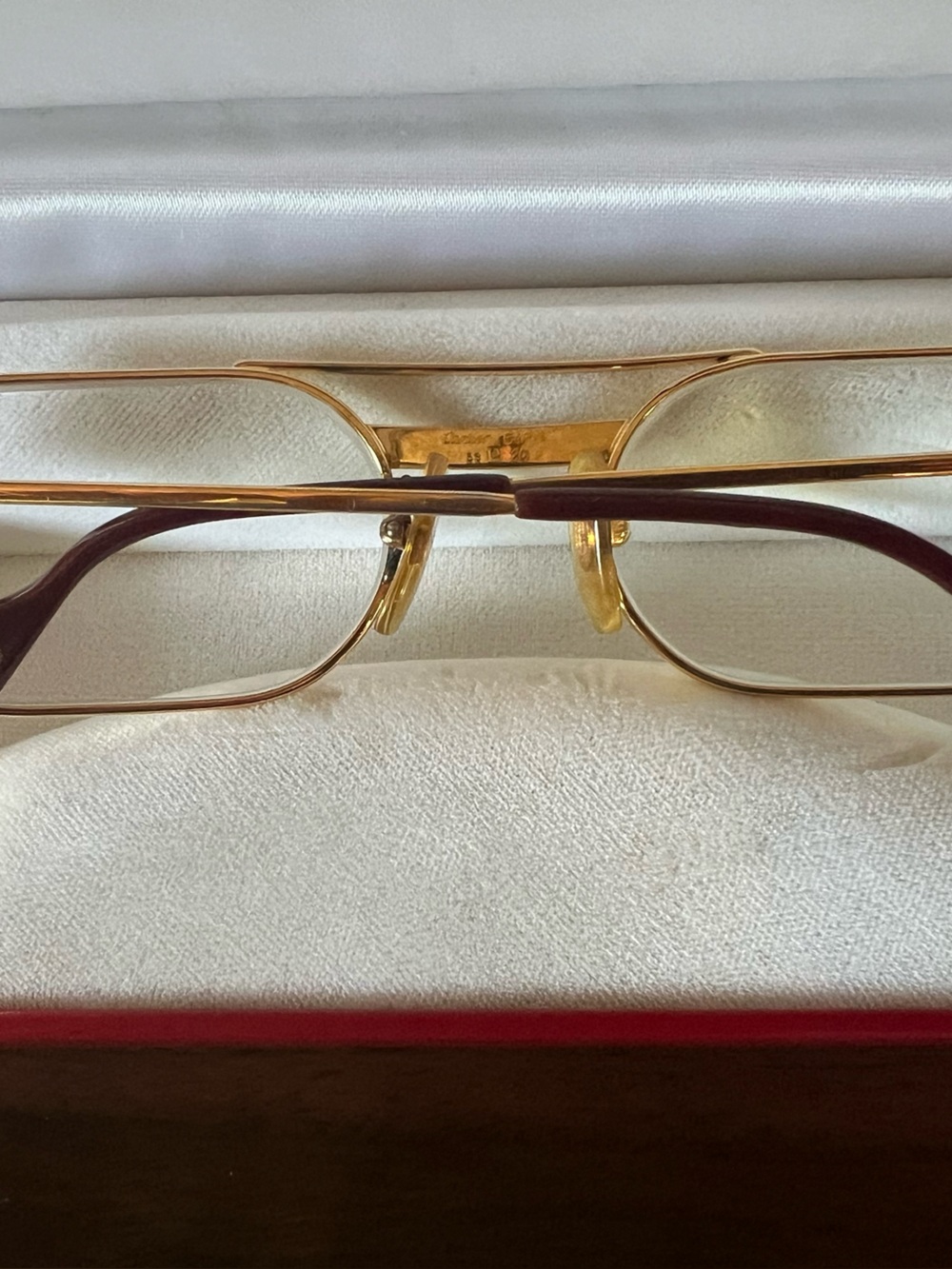 CARTIER VINTAGE TRINITY SUNGLASSES 58-20 PARIS non RX lenses - Picture 2 of 8